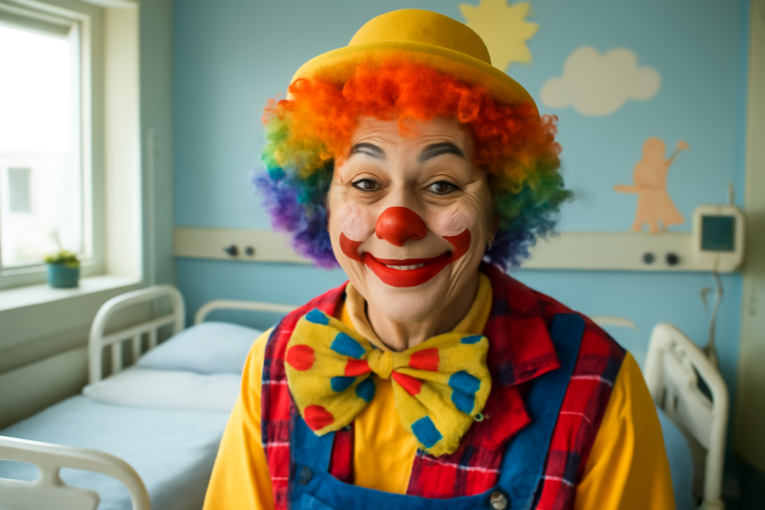 Фото В Новосибирске клоуны стали частью психологической поддержки детей в больницах 2