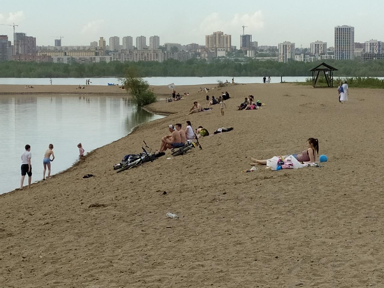 Пляж на сухарной Новосибирск