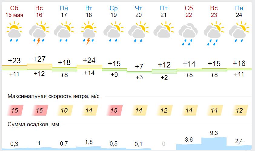 Фото Резкое похолодание и грозовые дожди обещают синоптики в Новосибирске на следующей неделе 2