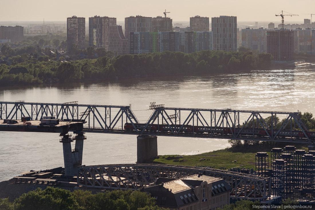 Фото Фотограф Слава Степанов показал майские снимки четвёртого моста в Новосибирске 2