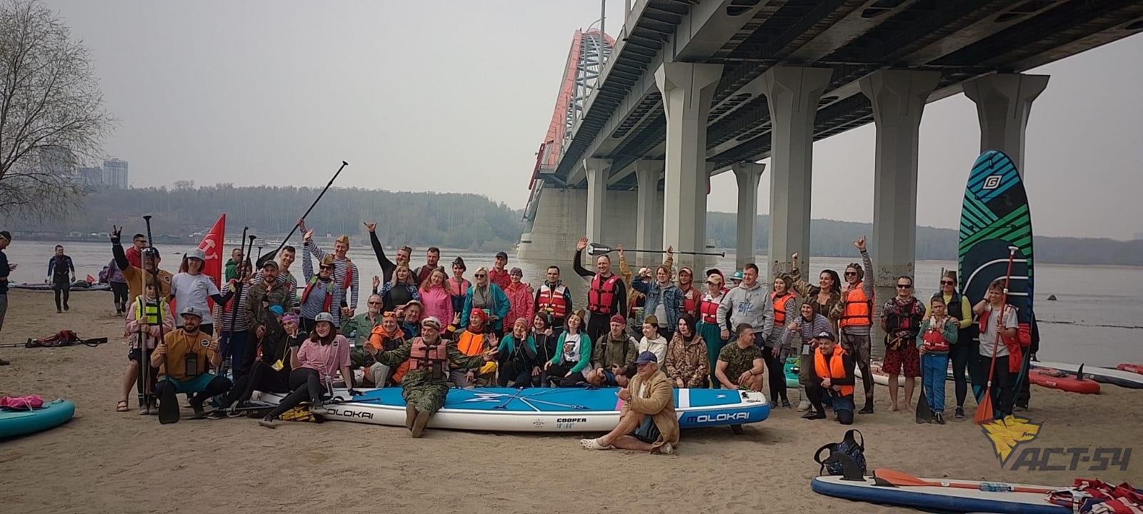 Фото В Новосибирске сапсёрферы провели парад Победы на Оби 3 - Сиб.ФМ Фото В Новосибирске сапсёрферы провели парад Победы на Оби 3