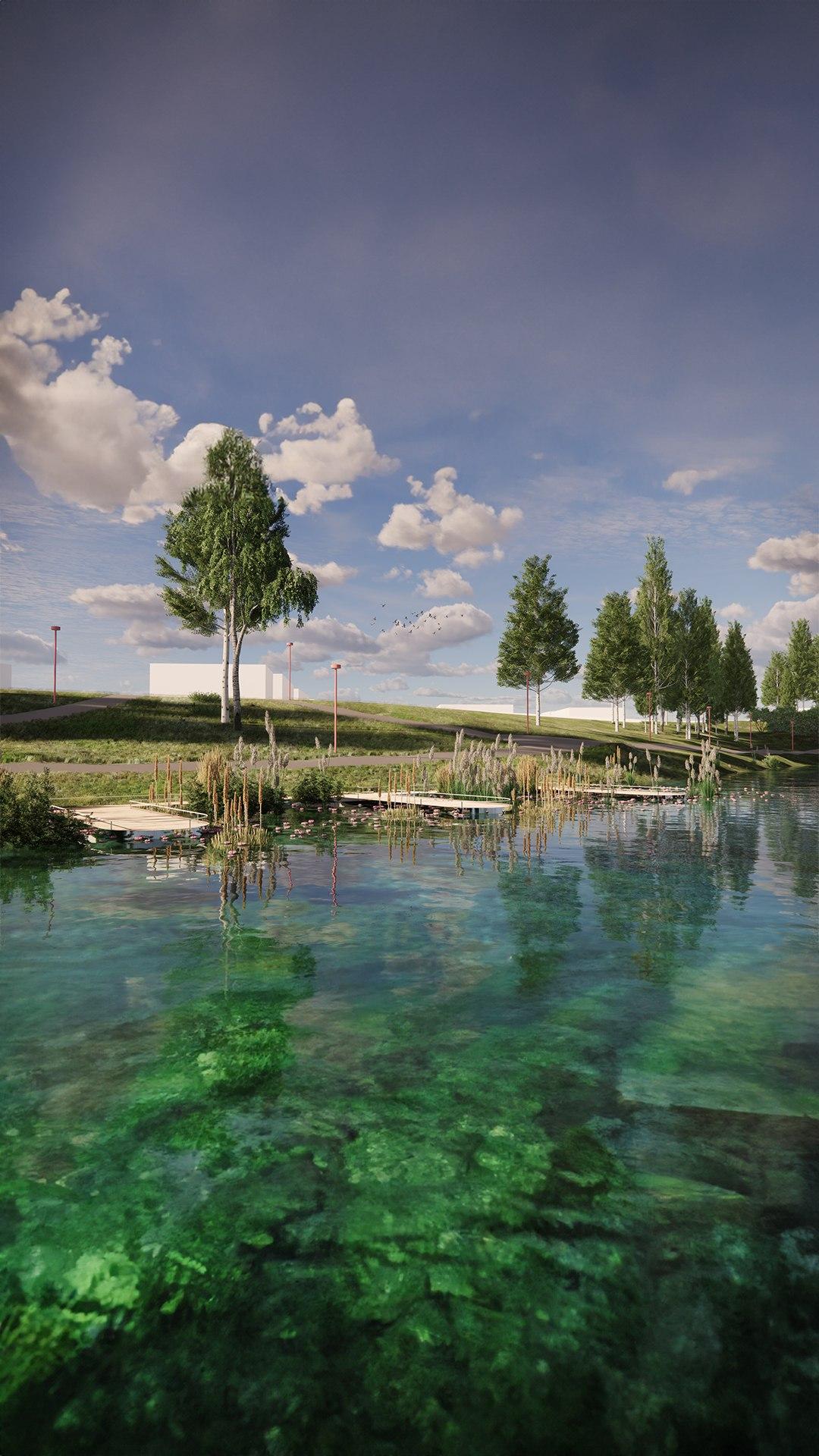Фото В Новосибирске появится новая достопримечательность – ландшафтный парк «Сады у озера» 4