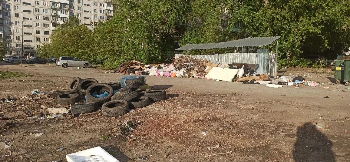 Фото «Это не наш мусор». АО «САХ» проигнорировал жалобы жителей на мусорный коллапс в Новосибирске 2