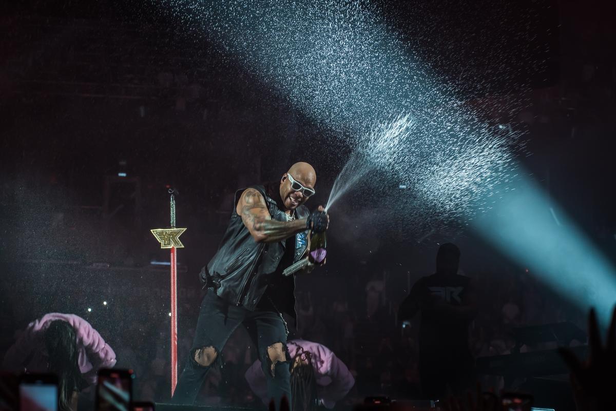 Фото «Бешеная энергетика»: в Новосибирске впервые прошёл концерт Flo Rida — динамичные кадры шоу 7