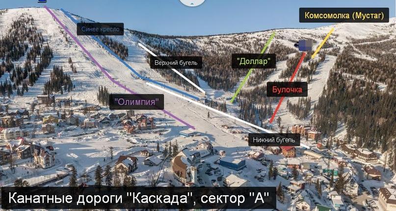 Горнолыжный курорт шерегеш схема трасс