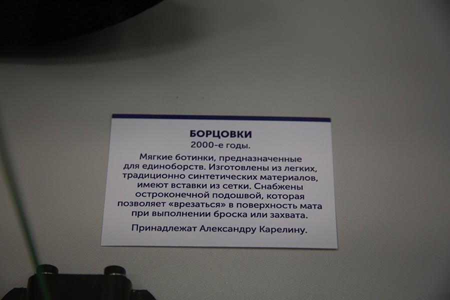 Фото Борцовки Карелина и чешки Подгорного: в Новосибирске открылась выставка обуви олимпийских чемпионов 3