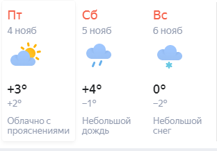 Фото В Новосибирске опубликован прогноз погоды на длинные выходные с 4 по 6 ноября 3