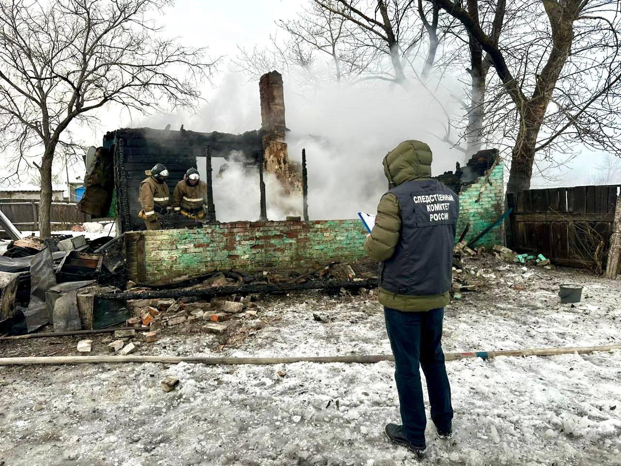 Фото Погибли четверо детей и женщина. Опубликованы кадры страшного пожара в Новосибирской области 4