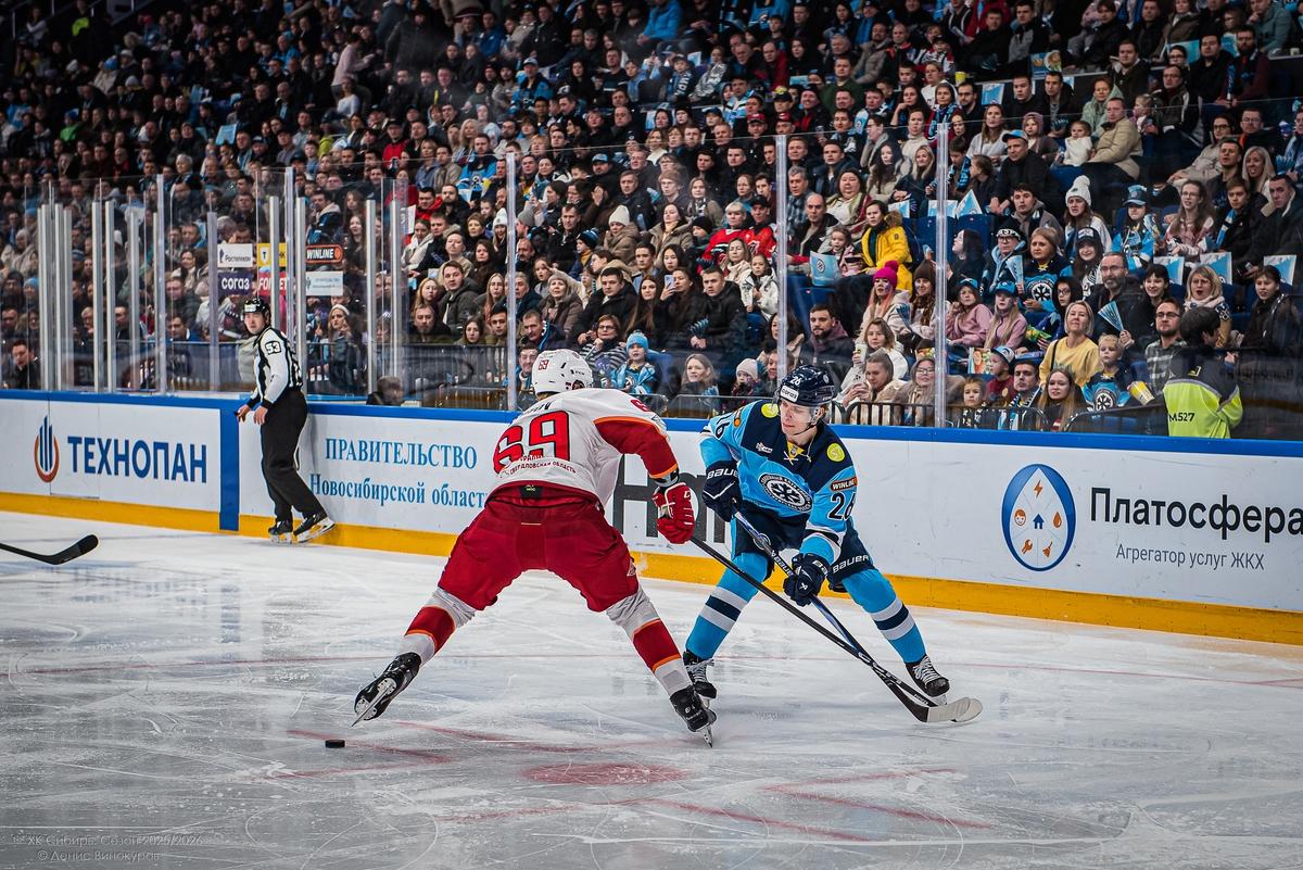Фото Хоккейная «Сибирь» уступила «Автомобилисту» в домашнем матче. Фоторепортаж 2