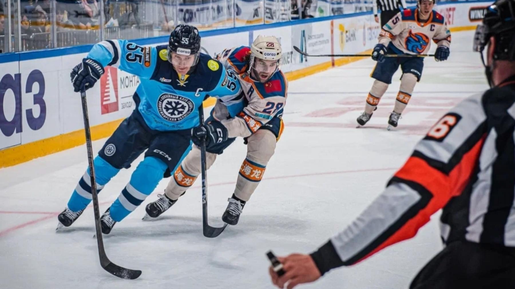 Фото Чертова дюжина: ХК «Сибирь» установил клубный антирекорд в матче с «Шанхайскими Драконами». Фоторепортаж 2