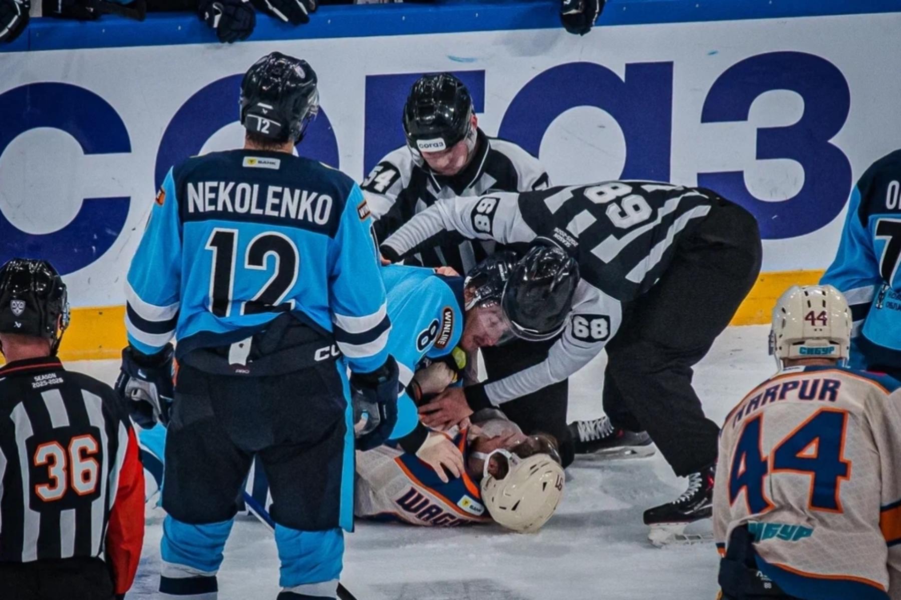 Фото Чертова дюжина: ХК «Сибирь» установил клубный антирекорд в матче с «Шанхайскими Драконами». Фоторепортаж 4