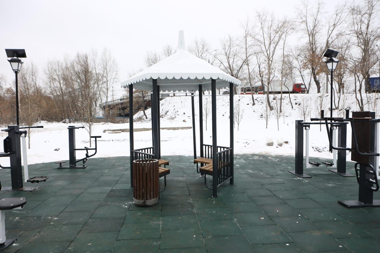 Фото В новом сквере на Лазарева оборудовали площадку для выступлений воспитанников музыкальной школы 2 - Сиб.ФМ Фото В новом сквере на Лазарева оборудовали площадку для выступлений воспитанников музыкальной школы 2