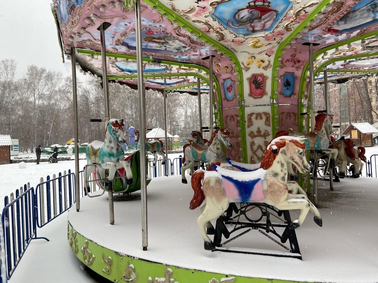 Фото Новосибирск завалило снегом 31 октября: десять лучших кадров зимнего города 2