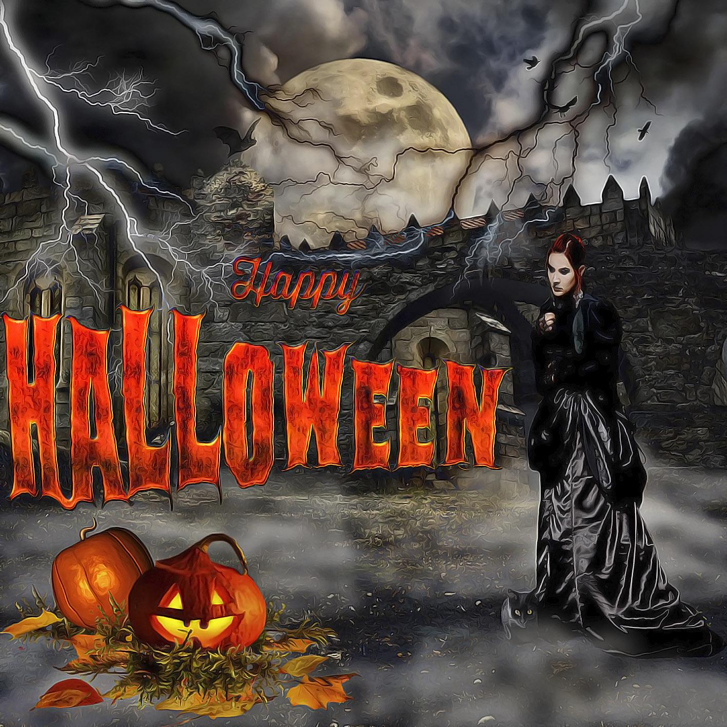 Фото Жуткие открытки на Хеллоуин: скачать картинки и поздравления с Днём всех святых 31 октября 6