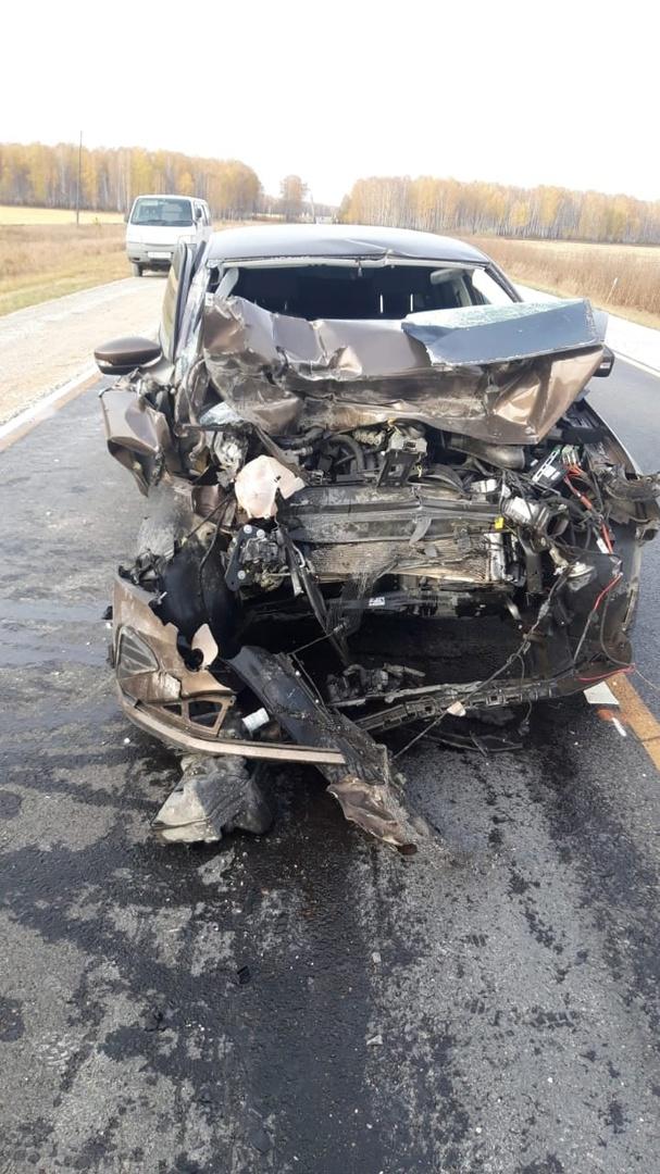 Фото 44-летний водитель погиб в ДТП с грузовиком на трассе Новосибирска 2