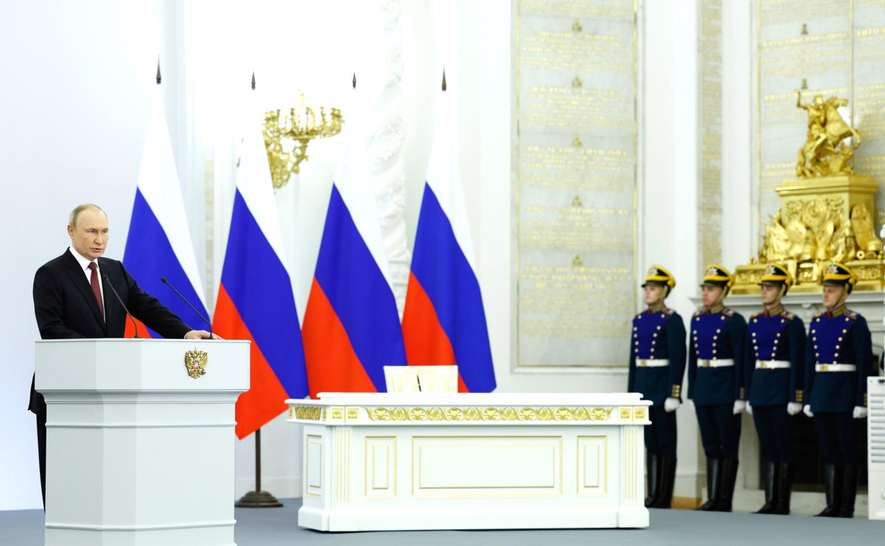 Фото Сколько теперь субъектов в России: Путин подписал договоры о включении новых территорий в состав РФ 4