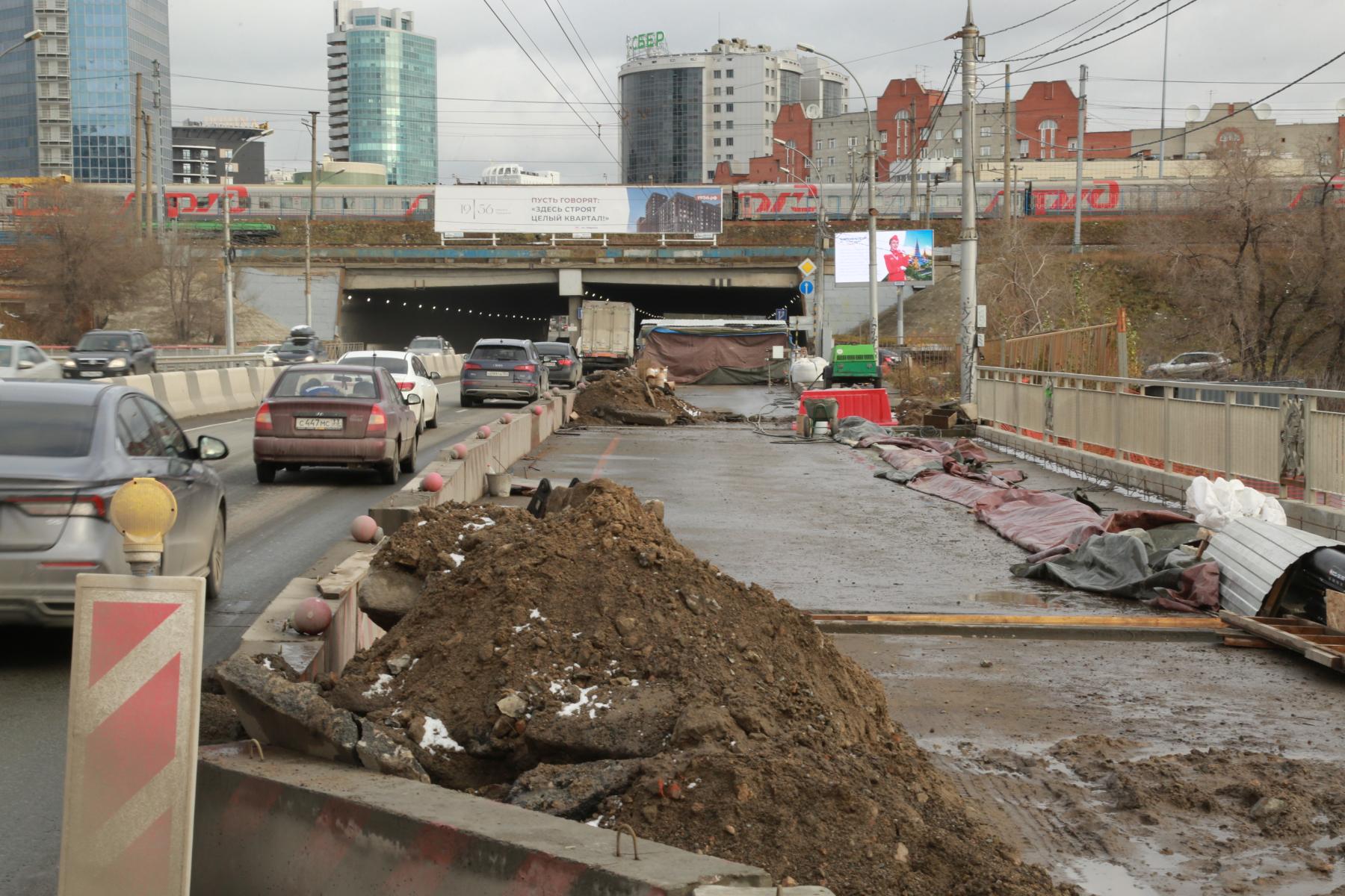 Фото В Новосибирске близится завершение реконструкции моста на Фабричной 2