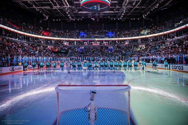 Фото Хоккейная «Сибирь» в упорной борьбе уступила «Металлургу» в овертайме: фоторепортаж 2