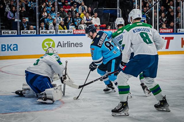 Фото Хоккейная Сибирь уступила «Салавату Юлаеву» на домашнем льду. Фоторепортаж 7