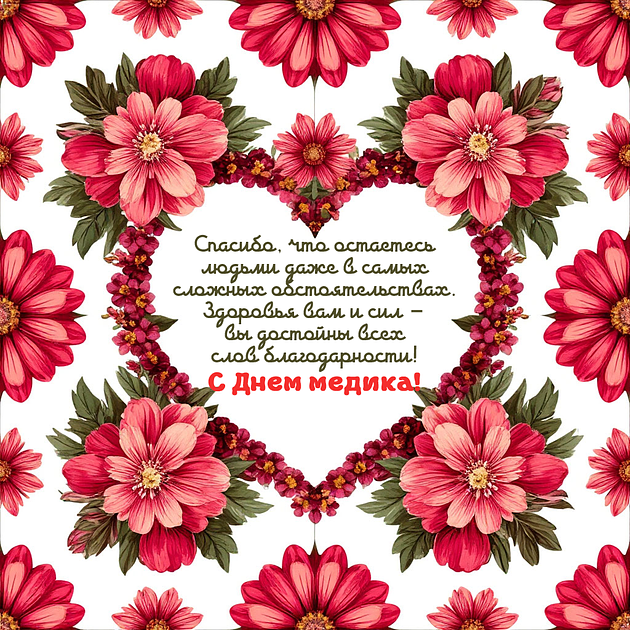 Фото Международный День врача-2025: красивые открытки с поздравлениями 10 - Сиб.ФМ Фото Международный День врача-2025: красивые открытки с поздравлениями 10