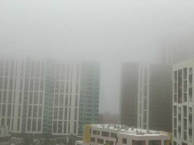 Фото Густой туман окутал Новосибирск утром 22 октября 3 - Сиб.ФМ Фото Густой туман окутал Новосибирск утром 22 октября 3