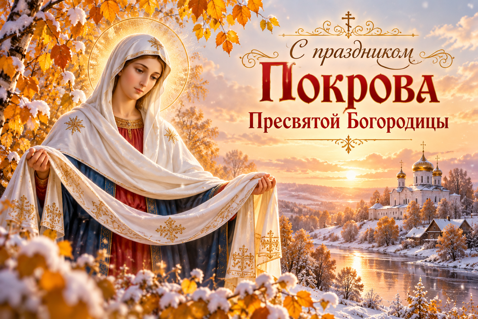 Фото С Покровом Пресвятой Богородицы: 10 душевных открыток 2