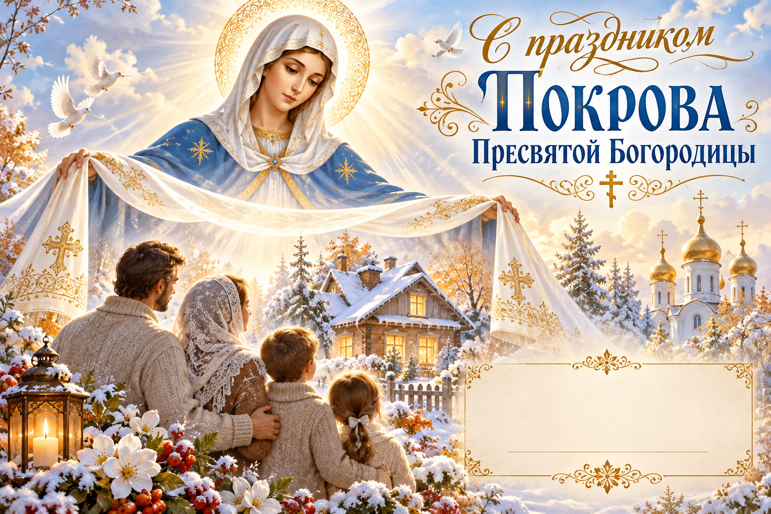 Фото С Покровом Пресвятой Богородицы: 10 душевных открыток 5
