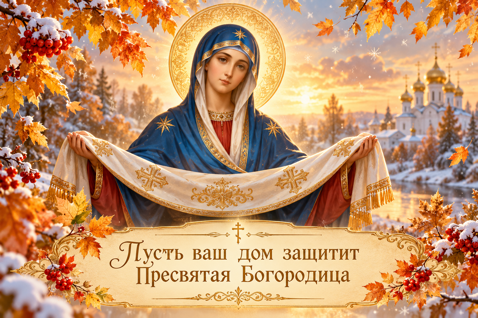 Фото С Покровом Пресвятой Богородицы: 10 душевных открыток 7