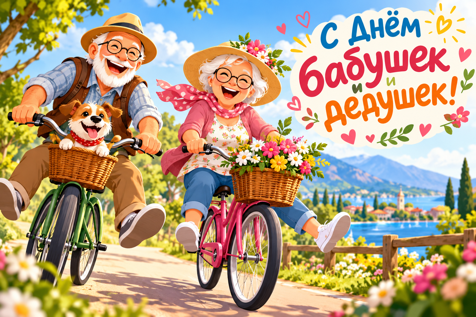 Фото День бабушек и дедушек: открытки для поздравлений родных 2