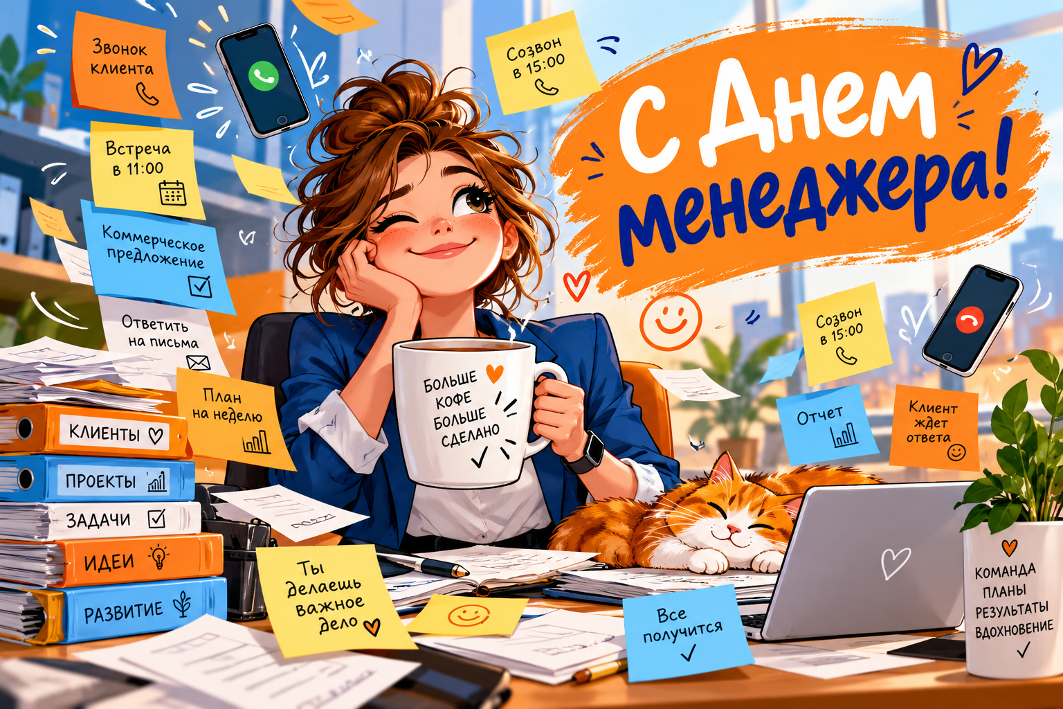 Фото День менеджера в России: 10 ярких открыток 5 - Сиб.ФМ Фото День менеджера в России: 10 ярких открыток 5