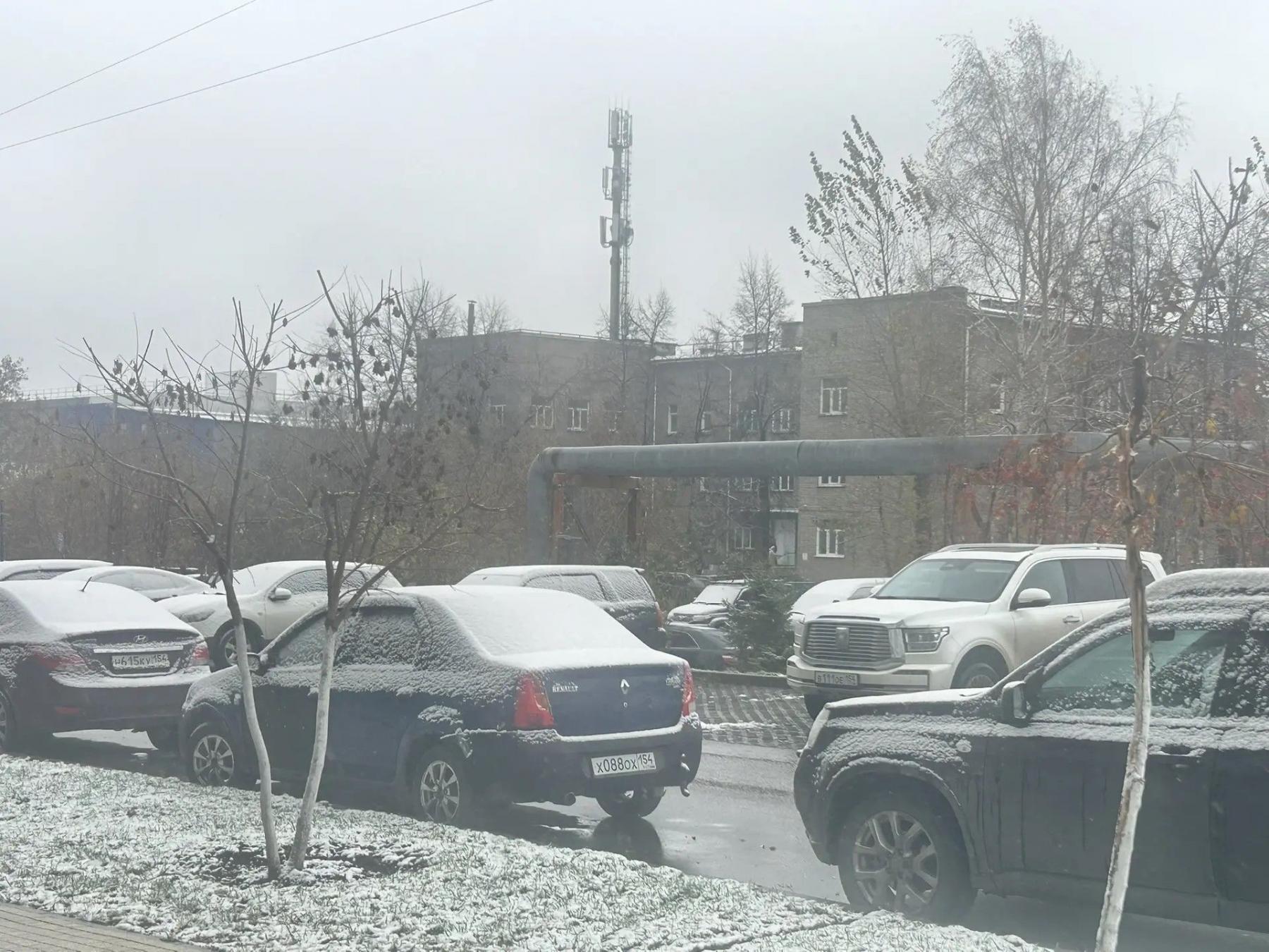 Фото Осень уступила место зиме: Новосибирск засыпало снегом 21 октября — 11 кадров снежного утра 8 - Сиб.ФМ Фото Осень уступила место зиме: Новосибирск засыпало снегом 21 октября — 11 кадров снежного утра 8