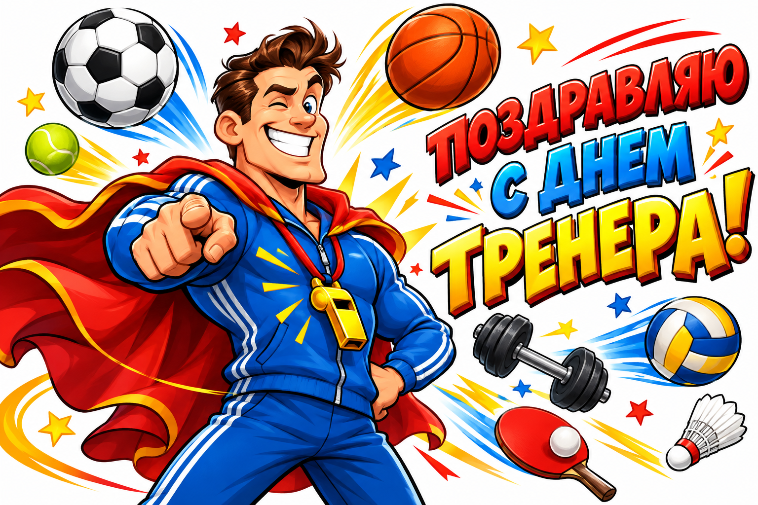 Фото Сегодня отмечают День тренера: лучшие открытки для поздравлений 4