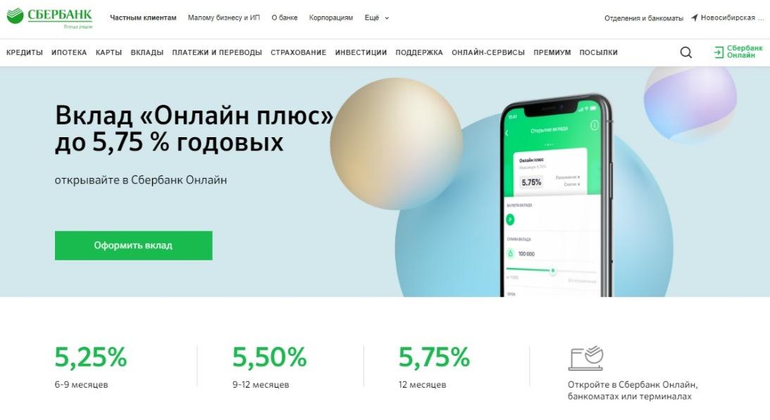 Sberbank vklad