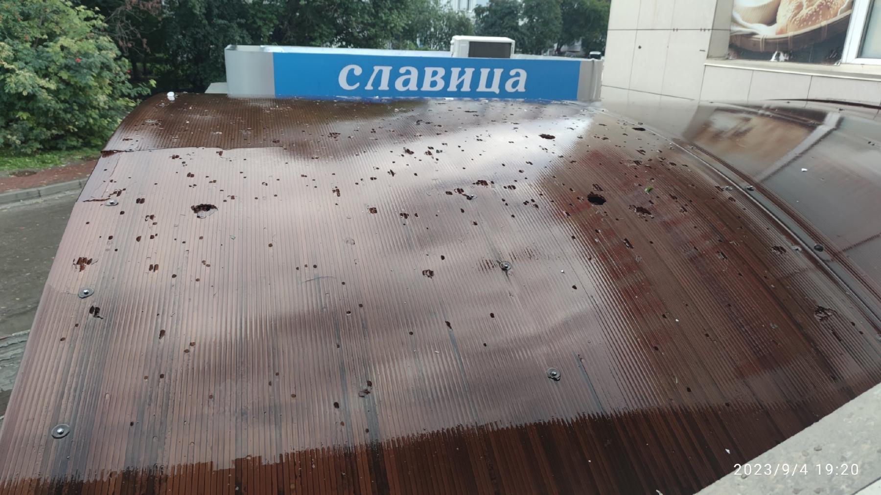 Фото Разбитые машины и потопы: опубликованы последствия огромного града и ливня в Новосибирске 4 сентября 3