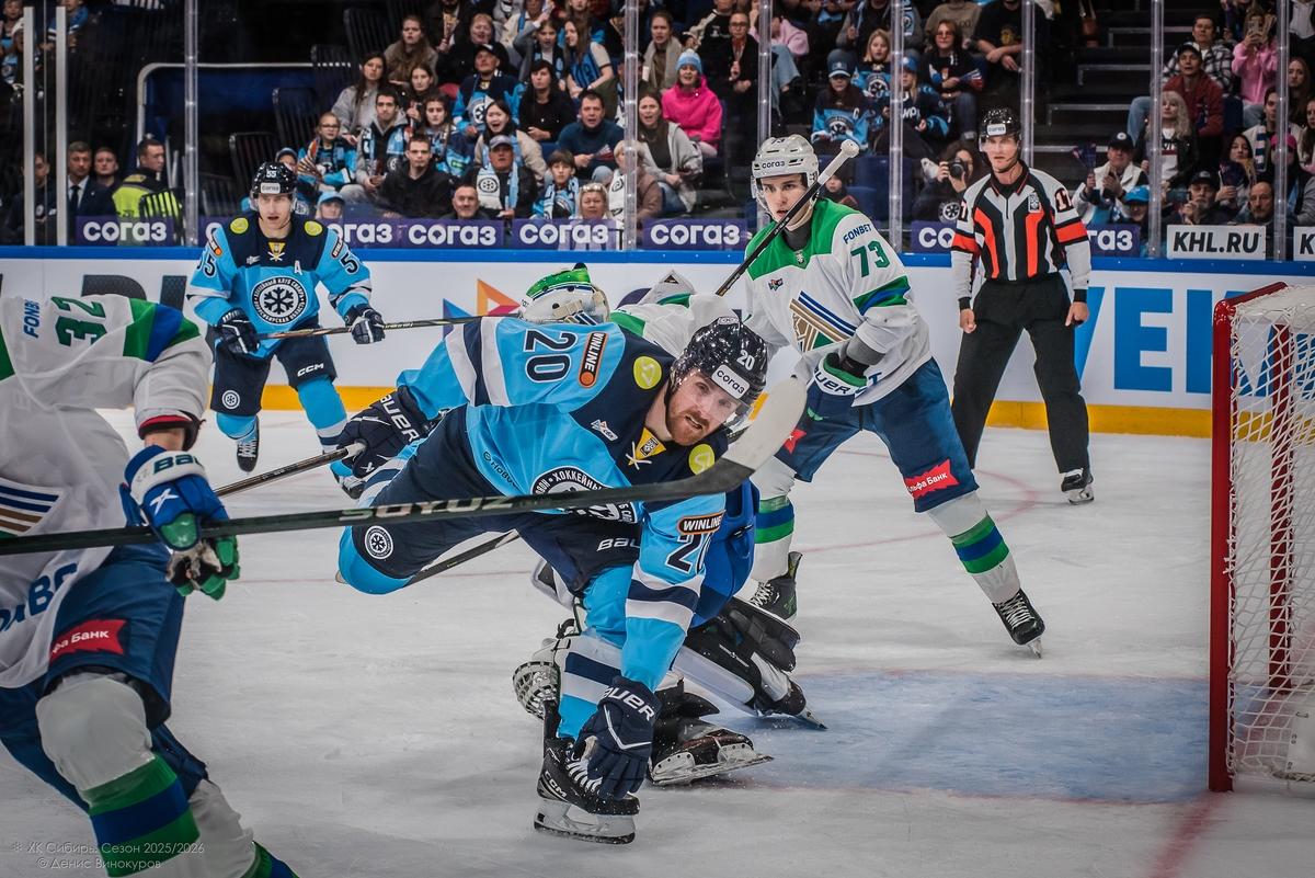 Фото Хоккейная «Сибирь» одержала волевую победу над «Салаватом Юлаевым». Фоторепортаж 13