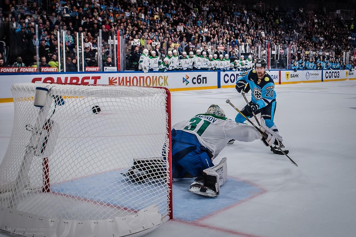Фото Хоккейная «Сибирь» одержала волевую победу над «Салаватом Юлаевым». Фоторепортаж 17