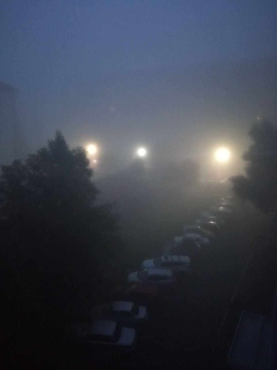 Фото Туман окутал Новосибирск: город исчез за плотной завесой. 10 фото 9