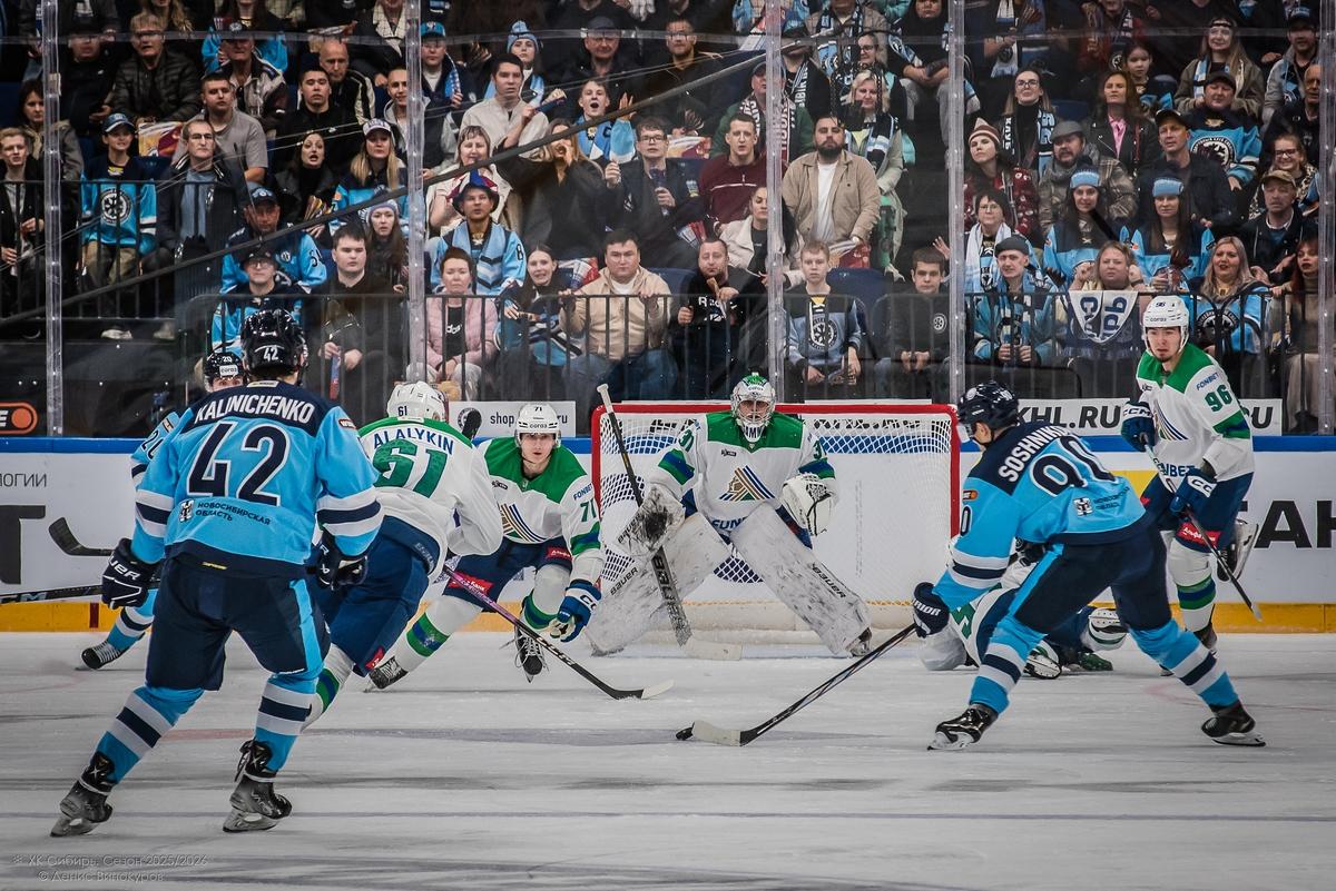 Фото Хоккейная «Сибирь» одержала волевую победу над «Салаватом Юлаевым». Фоторепортаж 6