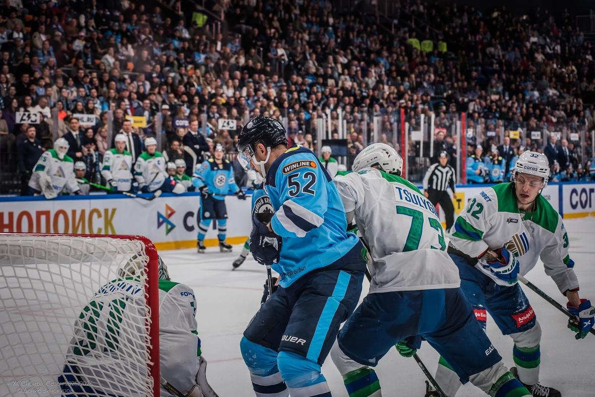 Фото Хоккейная «Сибирь» одержала волевую победу над «Салаватом Юлаевым». Фоторепортаж 9