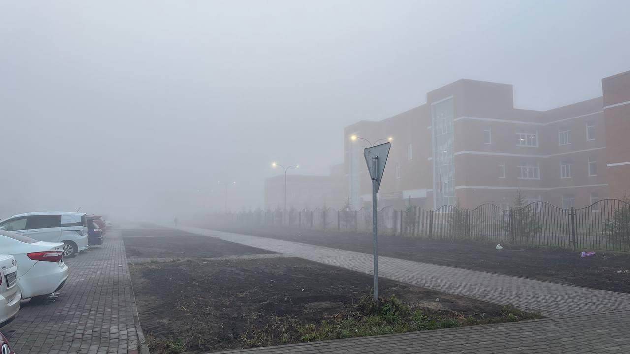 Фото Туман окутал Новосибирск: город исчез за плотной завесой. 10 фото 8