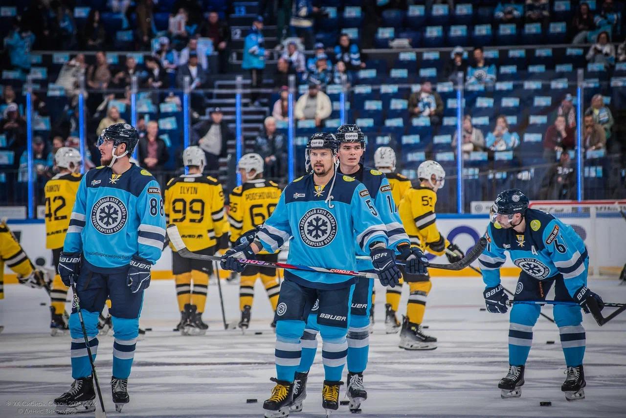 Фото «Сибирь» уступила в матче КХЛ череповецкой «Северстали»: фоторепортаж 9
