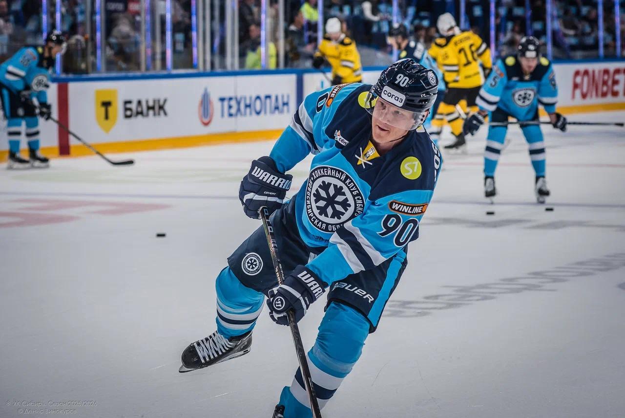 Фото «Сибирь» уступила в матче КХЛ череповецкой «Северстали»: фоторепортаж 10