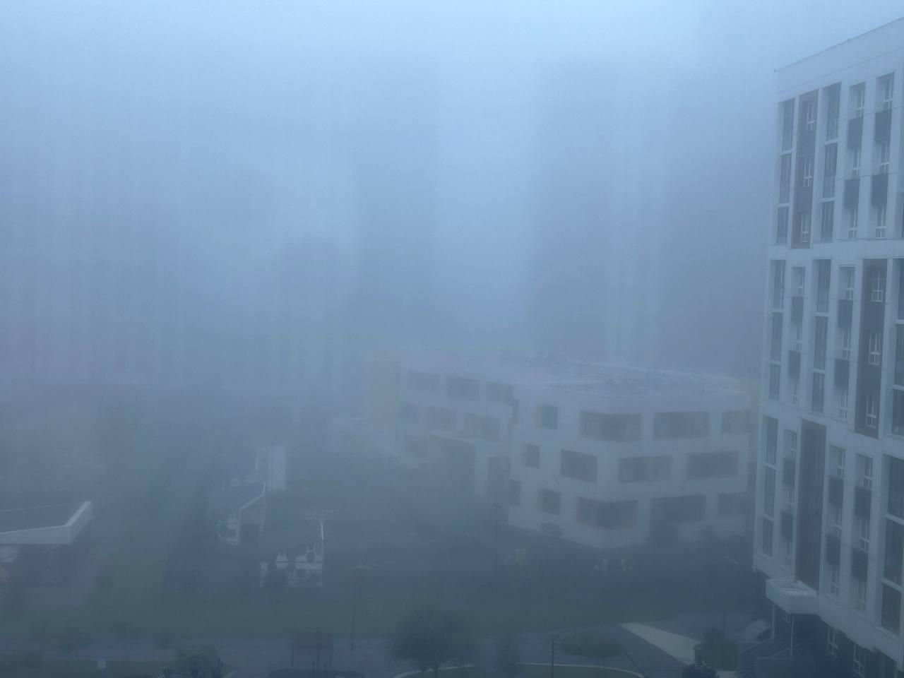Фото Туман окутал Новосибирск: город исчез за плотной завесой. 10 фото 5