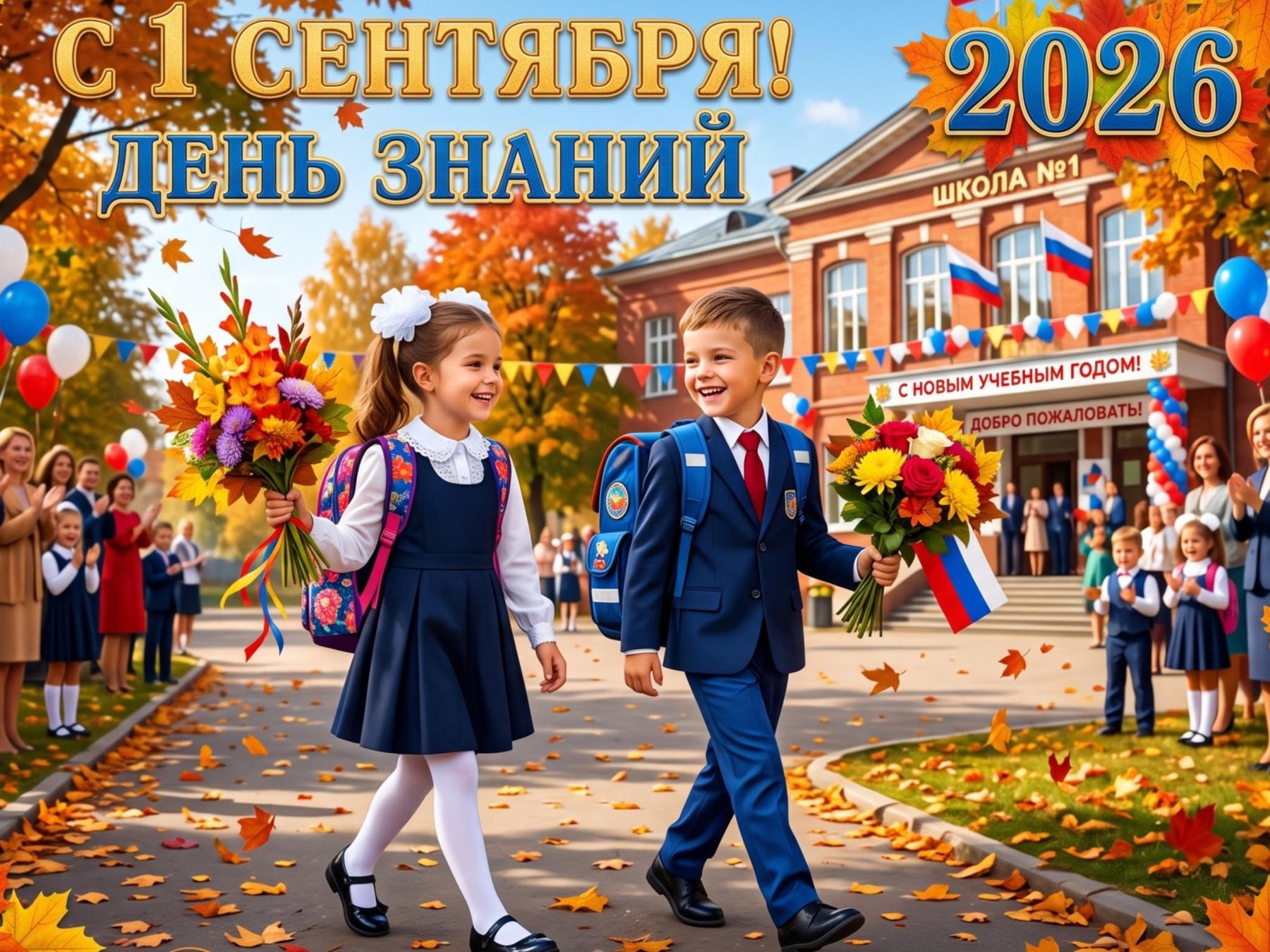 Фото Открытки на 1 сентября: 10 поздравлений с Днём знаний в картинках 9 - Сиб.ФМ Фото Открытки на 1 сентября: 10 поздравлений с Днём знаний в картинках 9
