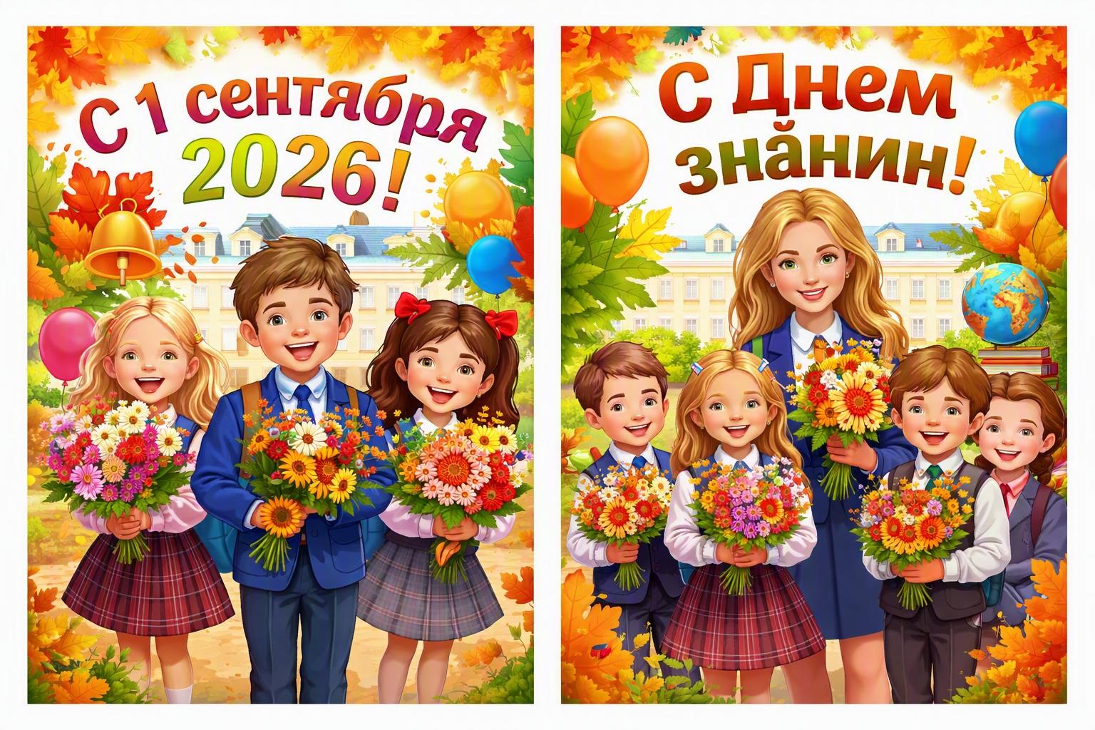 Фото Открытки на 1 сентября: 10 поздравлений с Днём знаний в картинках 3 - Сиб.ФМ Фото Открытки на 1 сентября: 10 поздравлений с Днём знаний в картинках 3